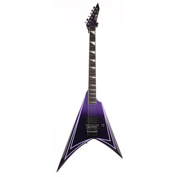 ESP LTD Alexi Laiho Hexed Signature Guitar Purple Fade Satin with Ripped Pinstripes